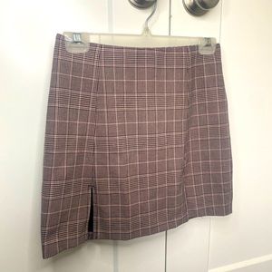 Aritzia Sunday Best plaid mini skirt